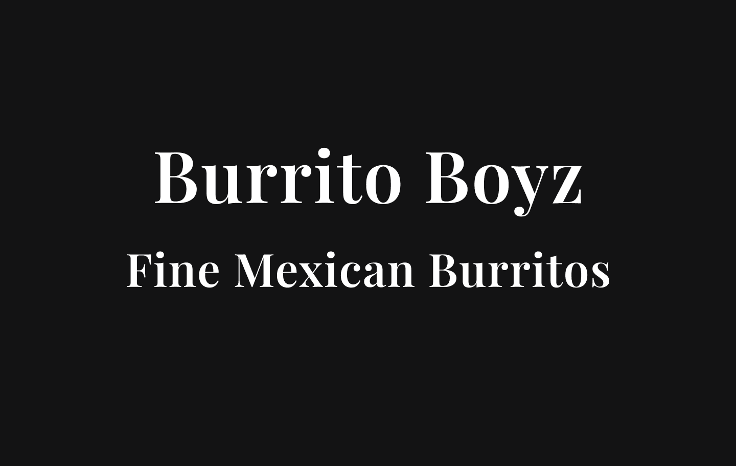 Burrito Boyz Ecosystem